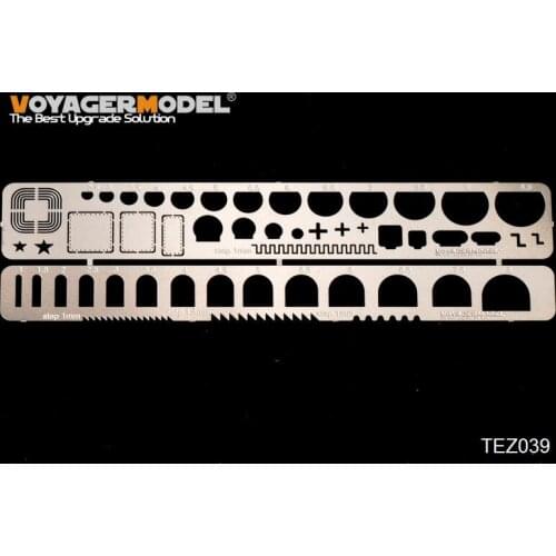 KNL HOBBY Voyager Model TEZ039 metal engraved template 10