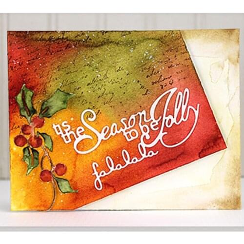 Good Word "tis the season" Metal Cutting Dies Stencils DIY Scrapbooking Album Paper Cards Craft Decorative Embossing New 2018