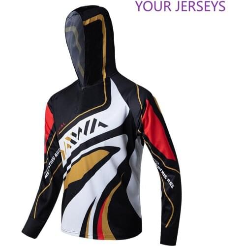 Men Hoodies Fishing Clothing Long Sleeve Outdoor Breathable Fishing Shirts Anti UV Quick Dry Cycling Hiking Clothes Camisas Data