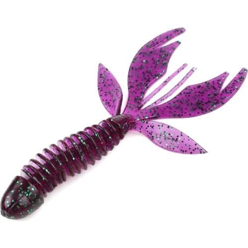 DONQL 10Pcs Worm Soft Fishing Lure 2.4g 75mm Artificial Silicone Fork Tail Baits Lifelike Fishy Smell Swimbait Fish Tackle Lures