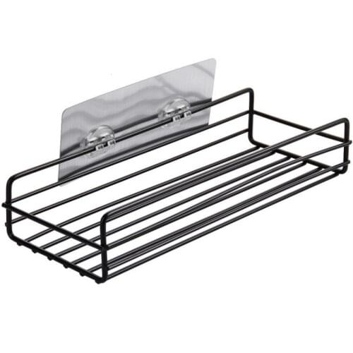Bathroom racks wall-mounted storage basket toilet punch-free toiletries cleaning basket repisa