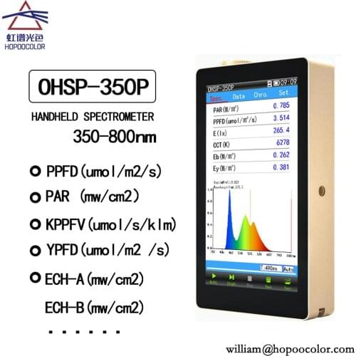 OHSP-350P Spectrometer for Spectral Illuminometer