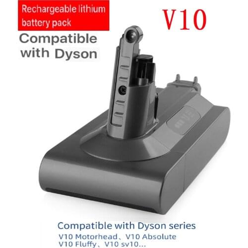 For DysonV10series25.2V 4000mAh V10 Fluffy Animal Absolute Extra V10 Motorhead SV12 Vacuum cleaner rechargeable lithium battery