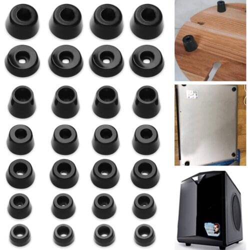 20pcs Rubber Feet Chair Floor Protector Non-slip Furniture Feet Table Leg Cover Cabinet Bottom Pads Funiture Legs anti slip pad