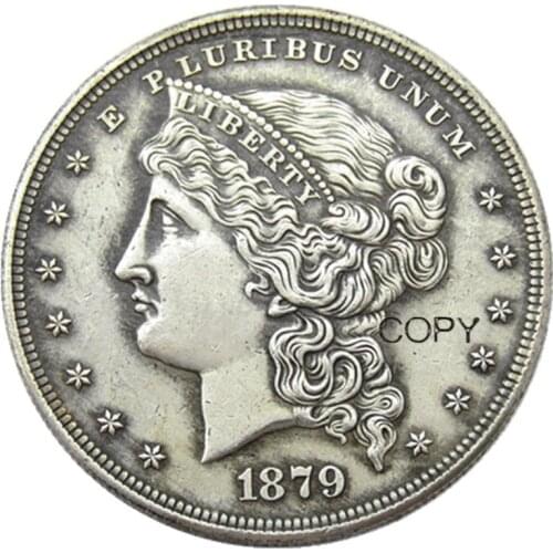 USA 1879 Metric Dollar Patterns Silver Plated Copy Coin