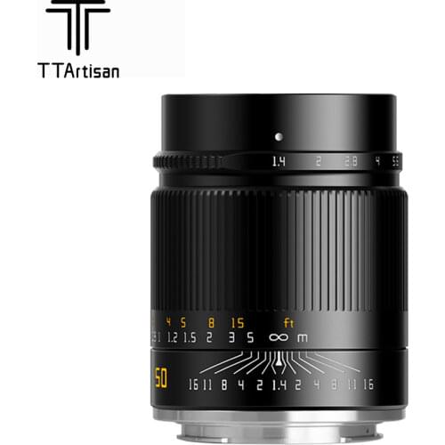 TTArtisan 50mm F1.4 ASPH Full Frame Manual Focus Lenses for Sony E Canon RF Nikon Z Sigma Lumix Leica L mount Cameras