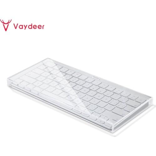 Vaydeer Transparent Keyboard Cover Made of Acrylic Cat-Proof Splash-Proof Sturdy and Durable for Apple Magic Keyboard