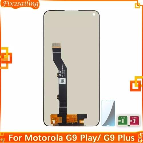 100%Tested Lcd 6.5'' For Motorola Moto G9 Play G9 Plus Lcd Screen Display Touch Digitizer Assembly For Moto G9 Play G9 Plus LCD