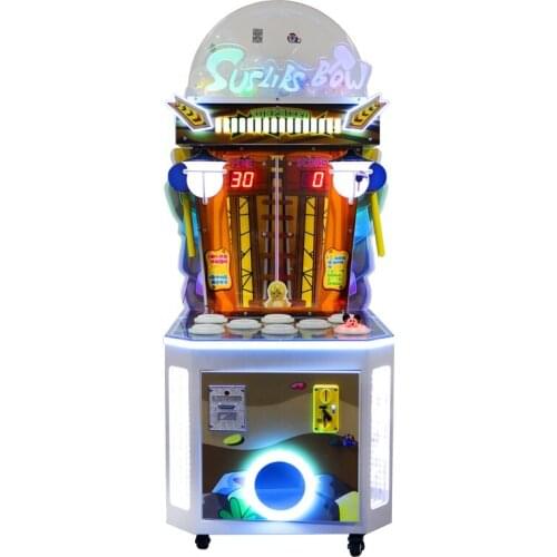 Two Players Whack A Mole Game With Soft Hammer Coin Operated Kids Games