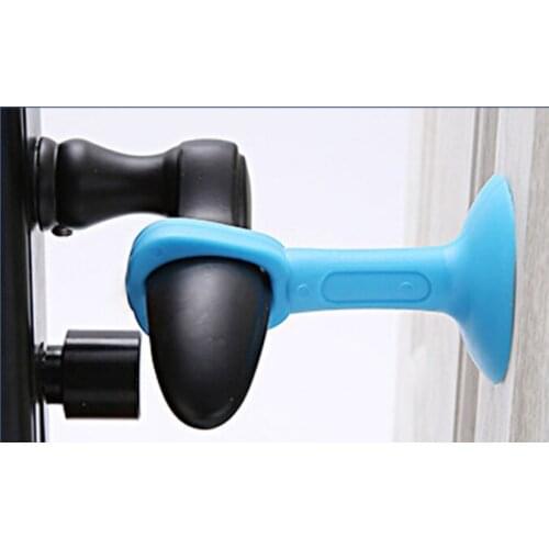 2PCS Doorknob Wall Mute Crash Pad Door Cabinet Door Handle Lock Silencer Anti-Collision Silicone Doorknob Cushion Door Stopper