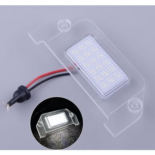 2Pcs/Set Car License Plate Light Clear Lens 18-SMD LED 4805846AA 4805846AB Fit For Chrysler 300 Sebring 2007 2008 2009 2010