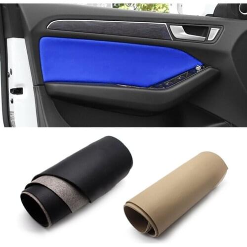 For Audi Q5 2010 2011 2012 2013 2014 2015 2016 2017 2018 4PCS Car Microfiber Leather Door Panel Guards Cover Trim