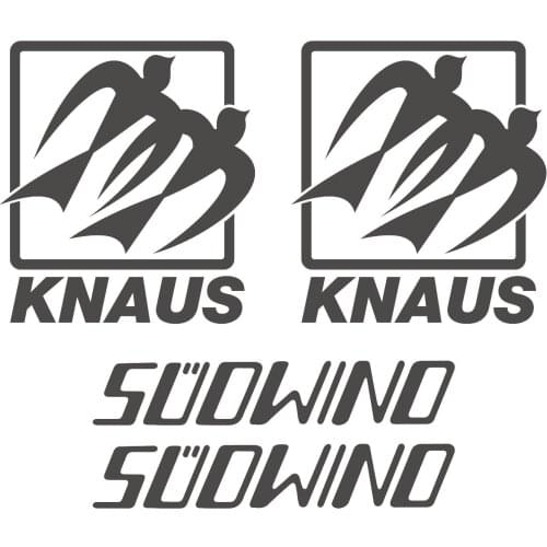 For 2 x Knaus SuDWIND aufkleber sticker wohnmobil camper wohnwagen caravan Car Styling
