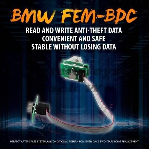 For BMW FEM-BDC IMMO 95128/95256 Chip Dash 35080/35160 Data Reading 8-PIN Adapter for VVDI Prog