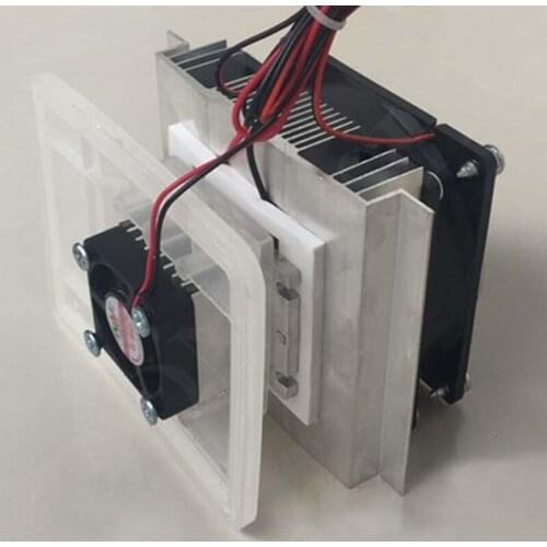 Electronic Semiconductor Refrigerator Refrigeration System Kit DIY Air Cooler Radiator Small Air Conditioner 12V 5A 50W