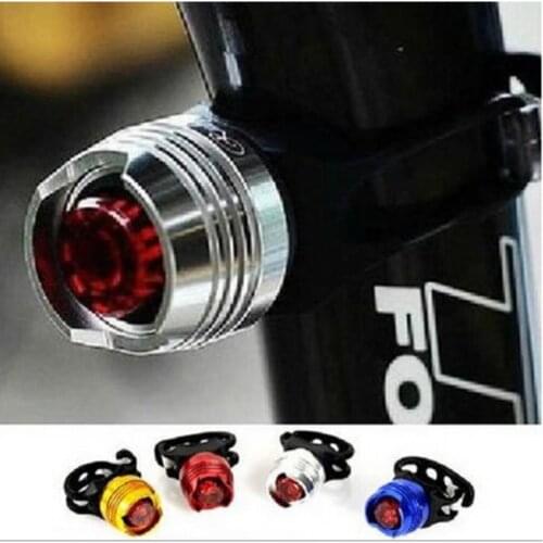 Flash LED Bicycle Light Front Rear Tail Helmet Red White Flash Lights Safety Lamp Cycling Safety Caution Light Waterproof 1 pcs