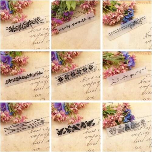 Love Plastic Christmas Embossing Folders Stencil Template Scrapbooking Paper Card DIY