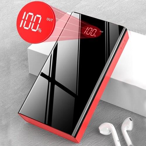 80000mAh portable charger LED with flashlight digital display Poverbank Powerbank 80000 mAh external battery for iPhone Xiaomi