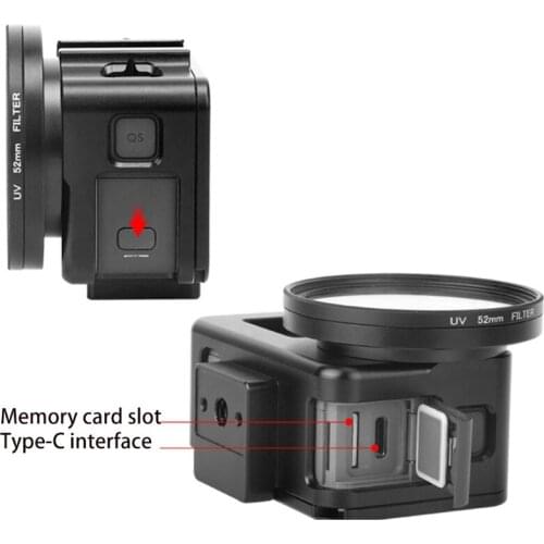 Professional Housings Osmo Camera , Pressure-Resistant Housing Case, with 52mm UV lens and Mount Accessories