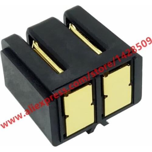 2Pcs 2-pin 10A Large Current 5.0mm Pitch Gold-plating Famale Interface Adaptor Laptop Battery Connector