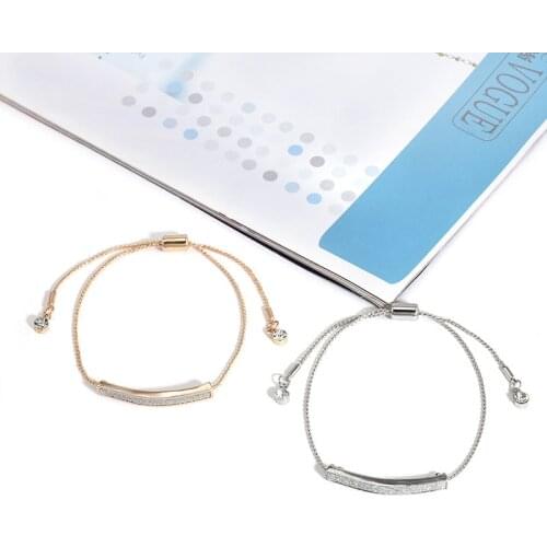 Crystal Браслеты luxury micro-inlaid zircon bracelet ladies simple adjustable hand jewelry fashion Gift for Women