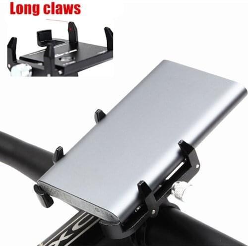 GUB PRO3 Bicycle Adjustable long claws Phone Holder MTB Bracket Handlebar mount rack Clip Stand Bike for 3.5-6.2 inch Phone GPS