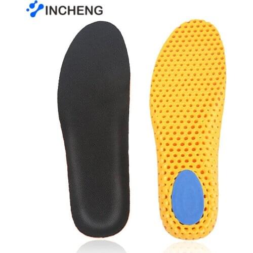 Deodorant Breathable Cushion For Feet Man Women Orthopedic Soles Memory Foam Insoles Sport Support Running Insert