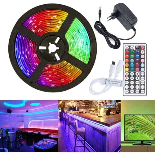 WIFI Waterproof RGB Led Strip Light 5M 10M 15M LED String DC12V Fiexble Light Ribbon Tape LED String Light Decorative DIY lights