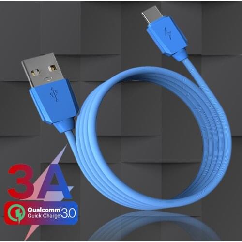 3A Micro USB Type C Charger Cable Smart Phone Fast Charging Liquid Silicone Sync Date Cord For iPhone 12 11 Xiaomi 11 Huawei P40