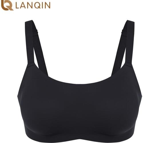 Womens Plus Size Zero Feel Foam Padded Seamless Comfort Lightweight WireFree Bra