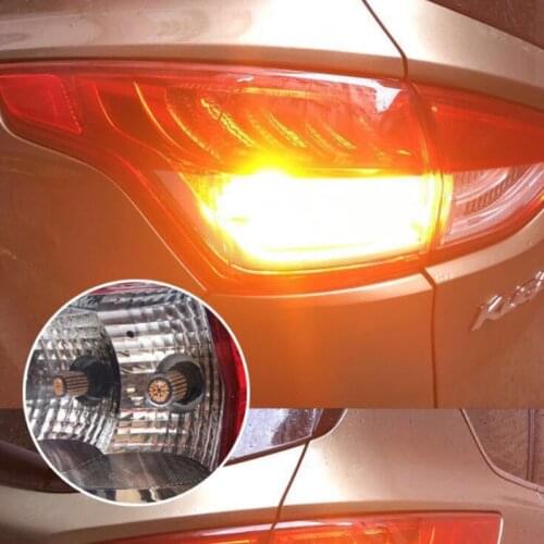 1Pcs 1156 Ba15s T20 LED P21W W21W PY21W LED Canbus Bulbs No Hyper Flash lights Auto Car Turn Signal Parking lights 3014 144 smd