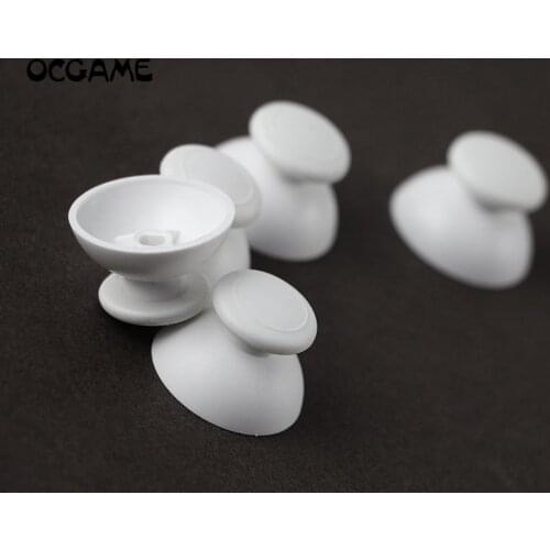 2pcs/lot White Big Hole 3D Analog Cover Plastic Thumb stick Rocker Joystick Grip Cap Shell Caps For Wii U WiiU Pro Controller