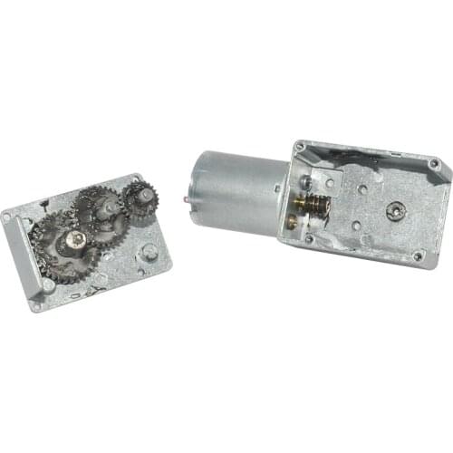 6V 12V 24V Multi Speed Mini Mini Geared Motor 370 DC Gear Worm Rod motor