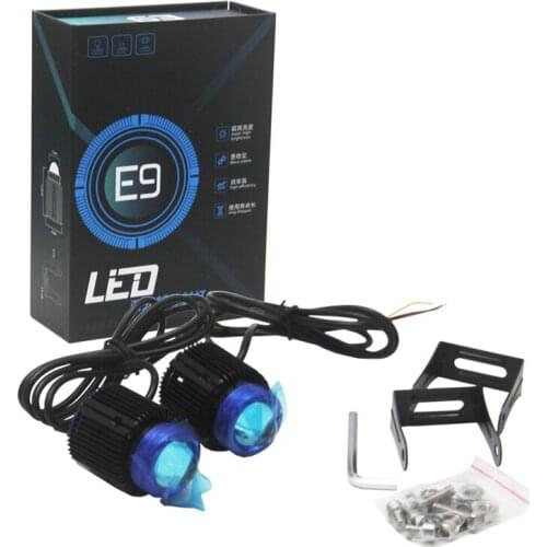 CACTICAR 2 PCS Fog Lamp Auxiliary Lighting Bulb Blue 12V 30W White Yellow Car Fog LED Light Canbus DRL Car Driving Running Bulb