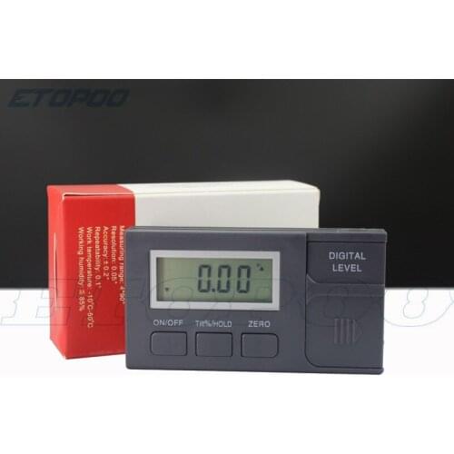 Digital Plastic Level Bevel Box Magnetic Base Digital Angle Gauge Angle Meter Portable Digital Inclinometer Protractor
