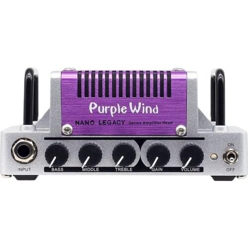 Hotone Nano Legacy Purple Wind 5 Watt Compact Guitar Amp Head with 3 Band EQ NLA-2