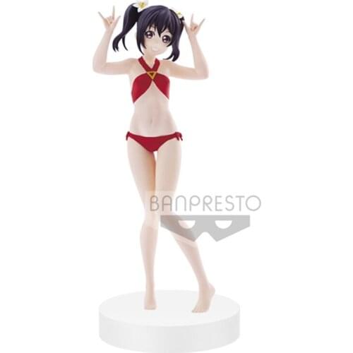 Love Live Nico Yazawa Swimsuit Version Pvc Model Cartoon Toy Anime Figure Model Desktop Ornaments Collectible Model Toys