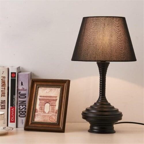 Table lamps for bedside dessers modern style classic design and base E27 can choose halogen bulbs or incandescent bulbs or LED