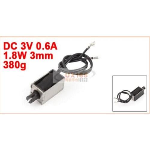 Open DC solenoid HIO-0730L-3V5 camera shutter mobile phone button test machine sorting machine DC 3V 0.6A