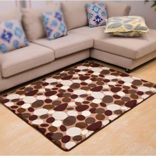 Rectangle Wall-to-wall Carpeting Floor Rug Stone Print Bathroom Carpet Sofa Mat Rug For Living Room 1pcs Bath Mat Tappeto Bagno