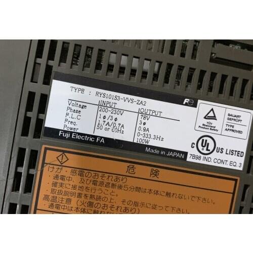 RYS401S3-VVS-ZA2 servo driver, used in good condition . 80% appearance new , good working , free shipping