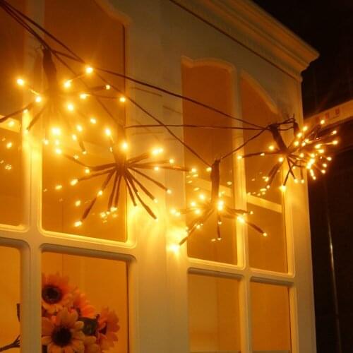 [Seven Neon]2M 100leds warm white Christmas Firecracker LED curtain Fairy Light,LED String Light for new year Halloween/Wedding