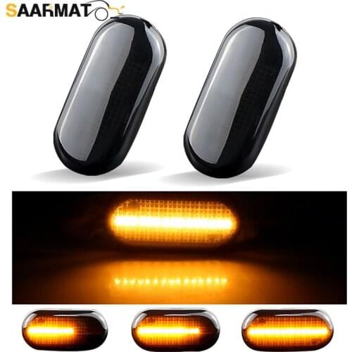 2PCS Led Dynamic Side Marker Turn Signal Light Sequential Blinker Light lamp For Nissan INTERSTAR PRIMASTAR Opel MOVANO VIVARO