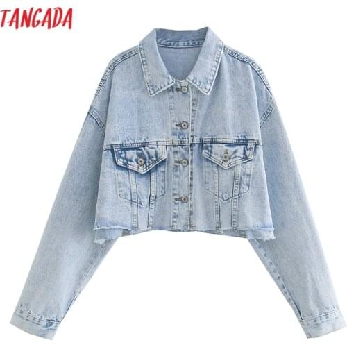 Женские короткие куртки Tangada China At AliExpress