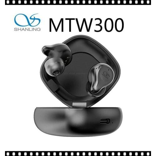 Shanling MTW300 TWS Bluetooth Earphones True Wireless Dynamic Hifi Music IPX7 Waterproof Earbuds Up To 35 Hours Battery Life