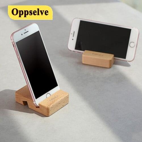 Universal Wood Phone Holder Desktop Phone Bracket For iPhone 12 11 X 7P Xiaomi Samsung S20 Tablet Phone Stand Smart Phone Holder
