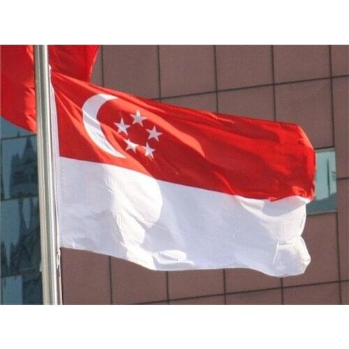 High quality Singapore flag flags and banners Flag of Singapore 90x150cm