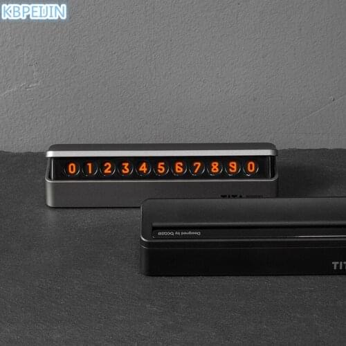 Upscale Drawer style easy to disassemble Car Temporary Parking Card for Jeep patriot wrangler grand cherokee compass accessories