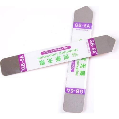 2Pcs/set Metal Flat Spudger Soft Blade Pry Bar Open Repair Tool kit for Mobile Phone Electronic Broken screen Glue Removal