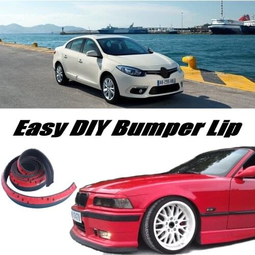 Bumper Lip Deflector Lips For Renault Fluence / SM3 Front Spoiler Skirt For Car Tuning View / Body Kit / Strip